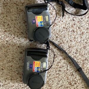 Sony Compact Digital Cameras in Metallic Gray
